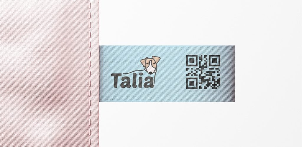 Etiquette qr code harnais dogscent